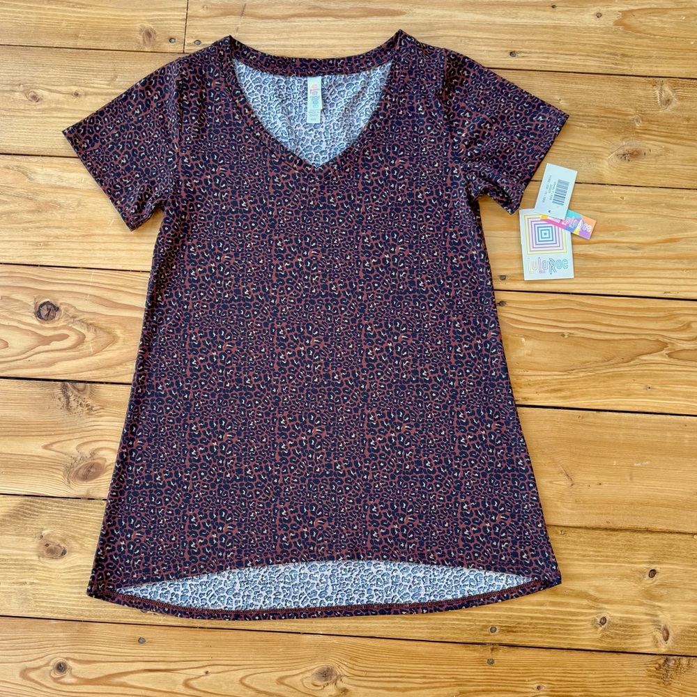 Lularoe leopard print t-shirt
